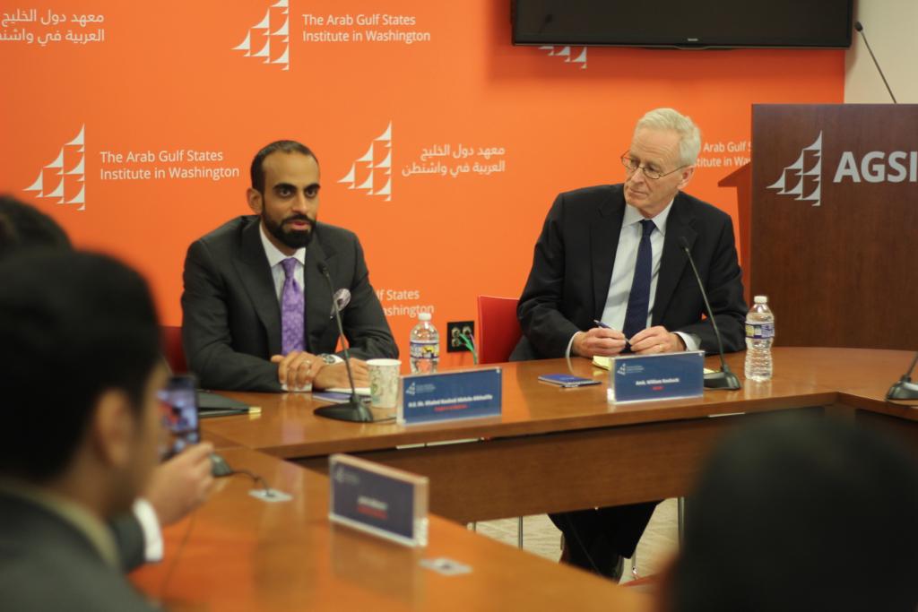 مدير عام الإدارة العامة لتنفيذ الأحكام والعقوبات البديلة يجتمع مع رئيس معهد دول الخليج العربية في واشنطن<